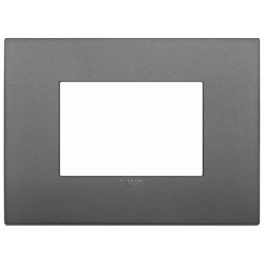 PLACCA CLASSIC 3 MODULI GRIGIO - VIMAR 19653.72 product photo Photo 01 3XL