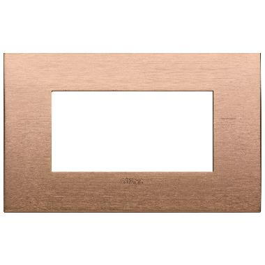 PLACCA CLASSIC 4M RAME SPAZZOLATO - VIMAR 19654.11 - VIMAR 19654.11 product photo Photo 01 3XL