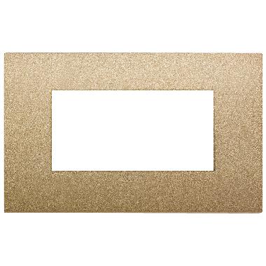 ARKE'-PLACCA CLASSIC 4M TECNOPOL.ORO MATT - VIMAR 19654.78 - VIMAR 19654.78 - VIMAR 19654.78 product photo Photo 01 3XL