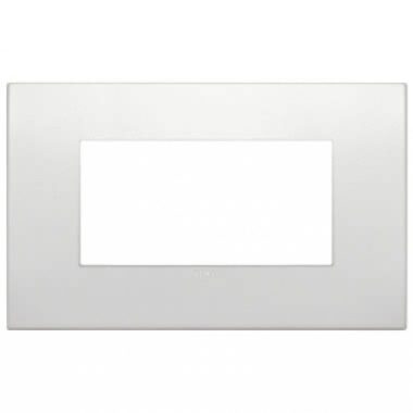 PLACCA ARKE' CLASSIC 4 MODULI METALALLO PERLA MATT - VIMAR 19654.05 product photo Photo 01 3XL