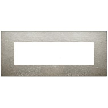 ARKE'-PLACCA CLASSIC 7M METAL.ACCIAIO SPAZZOLATO - VIMAR 19657.08 - VIMAR 19657.08 - VIMAR 19657.08 product photo Photo 01 3XL