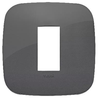 PLACCA ROUND 1M GRIGIO - VIMAR 19671.82 - VIMAR 19671.82 product photo Photo 01 3XL