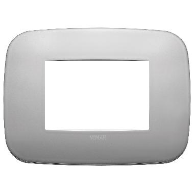 ARKE'-PLACCA ROUND 3M METAL NICHEL MATT - VIMAR 19683.30 - VIMAR 19683.30 product photo Photo 01 3XL