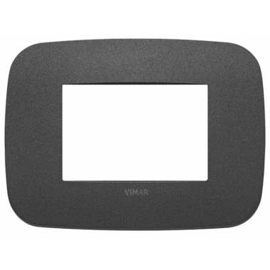 PLACCA SERIE ARKE' ROUND 3 MODULI GRAFITE MATT - VIMAR 19683.21 product photo Photo 01 3XL