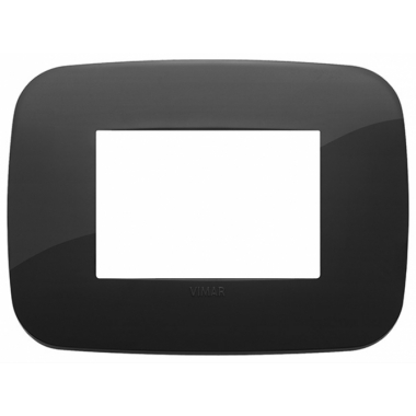 PLACCA ROUND 3 MODULI NERO - VIMAR 19683.81 product photo Photo 01 3XL