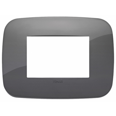 PLACCA ROUND 3 MODULI GRIGIO - VIMAR 19683.82 product photo Photo 01 3XL