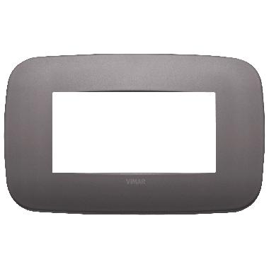 ARKE'-PLACCA ROUND 4M METAL.NICHEL DARK - VIMAR 19684.29 - VIMAR 19684.29 product photo Photo 01 3XL