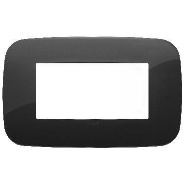 ARKE'-PLACCA ROUND 4M TECNOP.NERO - VIMAR 19684.81 - VIMAR 19684.81 product photo Photo 01 3XL