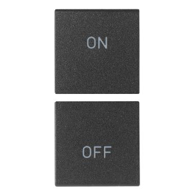 ARKE'DUE MEZZI TASTI 1M SIMBOLI ON/OFF GRIGIO - VIMAR 19751.1 - VIMAR 19751.1 - VIMAR 19751.1 product photo Photo 01 3XL