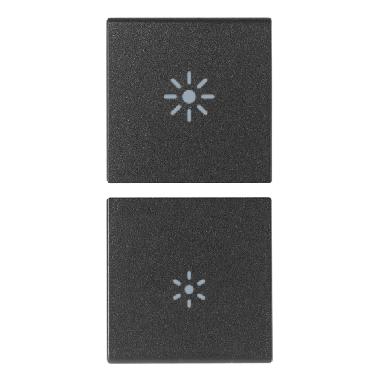 DUE MEZZI TASTI 1M REGOLAZIONE GRIGIO - VIMAR 19751.3 - VIMAR 19751.3 - VIMAR 19751.3 product photo Photo 01 3XL