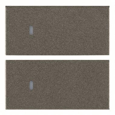 DUE MEZZI TASTI 2M NEUTRO PERS. METAL - VIMAR 19752.M - VIMAR 19752.M - VIMAR 19752.M product photo Photo 01 3XL