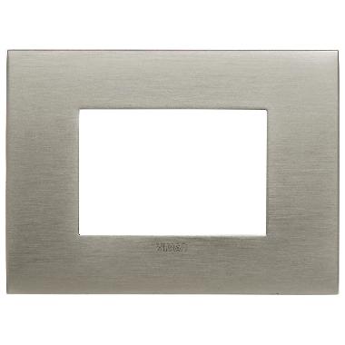 PLACCA ARK&Eacute; FIT 3M ACCIAIO SPAZZOLATO - VIMAR 19953.08 - VIMAR 19953.08 product photo Photo 01 3XL