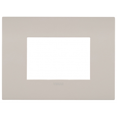 PLACCA ARKÉ FIT 3 MODULI METALLO SABBIA DI LIPARI - VIMAR 19953.31 product photo Photo 01 3XL