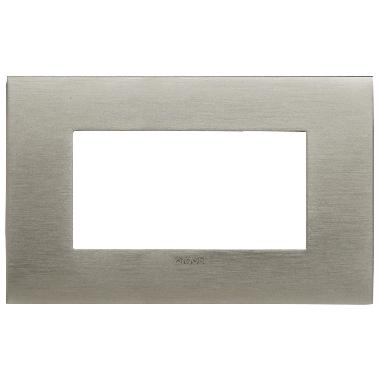 PLACCA FIT 4M ACCIAIO SPAZZOLATO - VIMAR 19954.08 - VIMAR 19954.08 product photo Photo 01 3XL