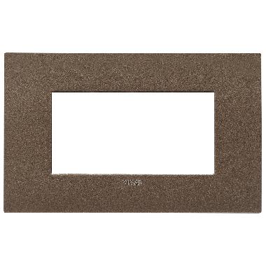 Placca fit 4M bronzo matt - VIMAR 19954.24 - VIMAR 19954.24 product photo Photo 01 3XL