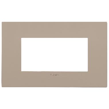 Placca fit 4M tortora - VIMAR 19954.32 - VIMAR 19954.32 product photo Photo 01 3XL