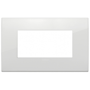 PLACCA FIT 4 MODULI POLAR MATT - VIMAR 19954.26 product photo Photo 01 3XL