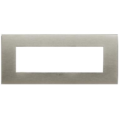 PLACCA FIT 7M ACCIAIO SPAZZOLATO - VIMAR 19957.08 - VIMAR 19957.08 product photo Photo 01 3XL