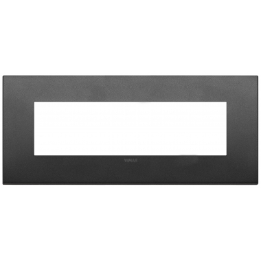 PLACCA FIT 7 MODULI GRAFITE MATT - VIMAR 19957.01 product photo Photo 01 3XL