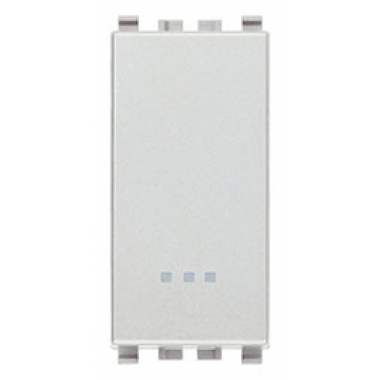 PULSANTE 1P NO 10 A 250 V~ ILLUMINABILE TASTO SOSTITUIBILE NEXT - VIMAR 20008.N product photo Photo 01 3XL