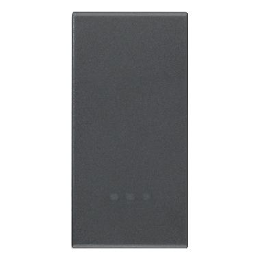 EIKON-TASTO 1M ILLUMINABILE GRIGIO - VIMAR 20021 - VIMAR 20021 product photo Photo 01 3XL