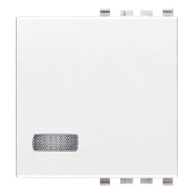 EIKON-TASTO 2M CON DIFFUSORE BIANCO - VIMAR 20027.B - VIMAR 20027.B product photo Photo 01 3XL