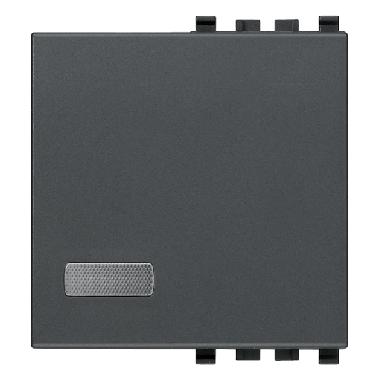 TASTO 2M CON DIFFUSORE GRIGIO - VIMAR 20027 - VIMAR 20027 product photo Photo 01 3XL