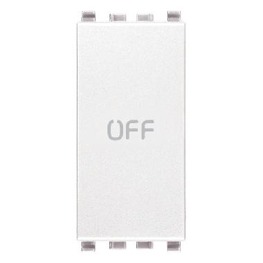 EIKON-PULSANTE 1P NO+NC 10A SIMBOLO OFF BIANCO - VIMAR 20056.33.B product photo Photo 01 3XL