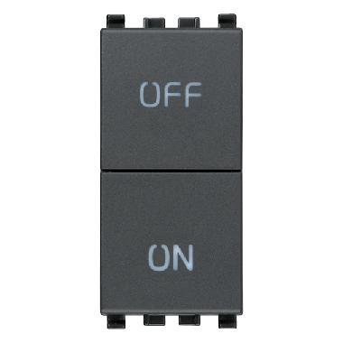 EIKON-2 PULS.INDIP.NO+NC 10A GRIGIO - VIMAR 20058 product photo Photo 01 3XL