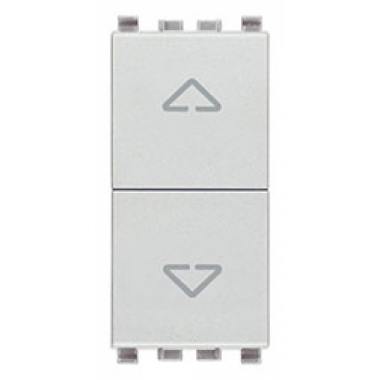 PULSANTI DUE INTERBLOCCATI 1P NO + 1P NO 10 A 250 V~ CON FRECCE DIREZIONALI NEXT - VIMAR 20062.N product photo Photo 01 3XL