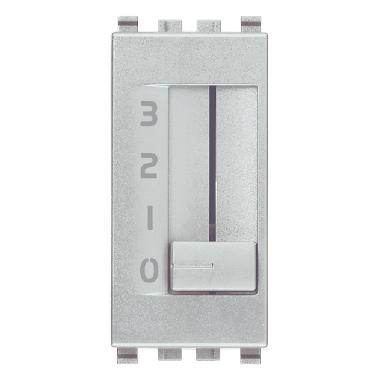 EIKON-COMMUTRATORE SLITTA 1P 6(2)A NEXT - VIMAR 20095.N - VIMAR 20095.N product photo Photo 01 3XL