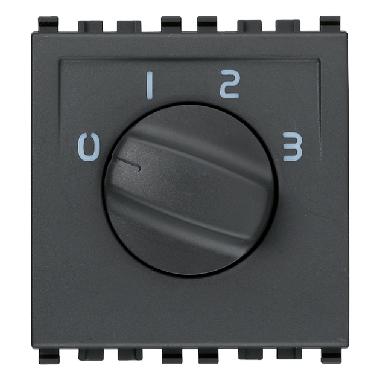 EIKON-COMMUT.ROTATIVO 1P 6(3)A 4 POS.GRIGIO - VIMAR 20096 - VIMAR 20096 product photo Photo 01 3XL