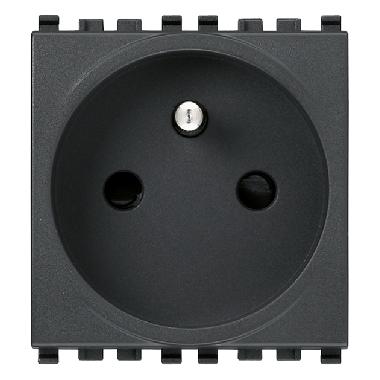 PRESA SICURY 2P+T 16A FRANCESE GRIGIO - VIMAR 20212 - VIMAR 20212 product photo Photo 01 3XL