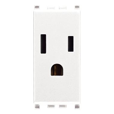 PRESA SICURY 2P+T 15A USA+SASO BIANCO - VIMAR 20242.B - VIMAR 20242.B product photo Photo 01 3XL