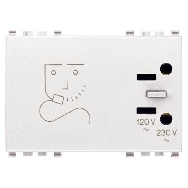 EIKON-PRESA PER RASOIO 230V BIANCO - VIMAR 20290.B - VIMAR 20290.B product photo Photo 01 3XL