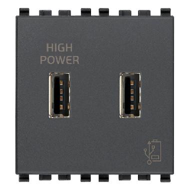 EIKON-UNITA'ALIMENTAZIONE USB 5V2,1A 2M GRIGIO - VIMAR 20295 - VIMAR 20295 - VIMAR 20295 product photo Photo 01 3XL