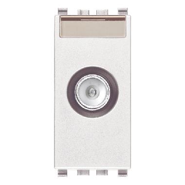 EIKON-PRESA TV-RD-SAT PASS.10DB MASC.BIANCO - VIMAR 20300.10.B - VIMAR 20300.10.B product photo Photo 01 3XL