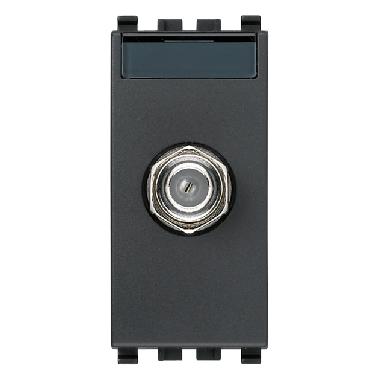 PRESA COASSIALE TIPO F FEMMINA GRIGIO - VIMAR 20318 product photo Photo 01 3XL