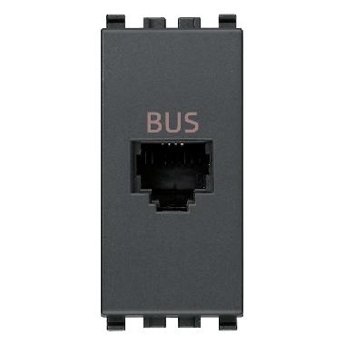 EIKON-PRESA RJ11 SPECIALE X BUS GRIGIO - VIMAR 20329 product photo Photo 01 3XL