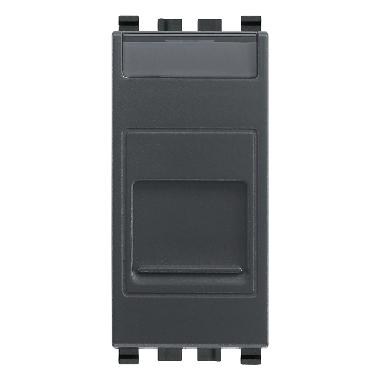 PRESA RJ45 CAT6 UTP CON PORTELLO GRIGIO - VIMAR 20337.6 product photo Photo 01 3XL