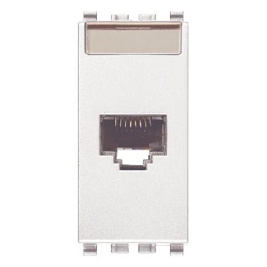 Net Safe Presa RJ45 Netsafe Cat6A UTP bianco - VIMAR 20339.15.B - VIMAR 20339.15.B product photo Photo 01 3XL