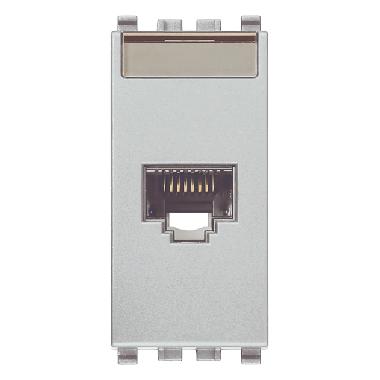 EIKON-PRESA RJ45 NETSAFE CAT5E UTP 110 NEXT - VIMAR 20339.4.N - VIMAR 20339.4.N product photo Photo 01 3XL