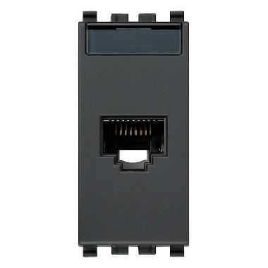 EIKON-PRESA RJ45 NETSAFE CAT5E UTP 110 GRIGIO - VIMAR 20339.4 - VIMAR 20339.4 product photo Photo 01 3XL