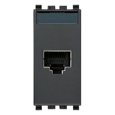 EIKON-PRESA RJ45 NETSAFE CAT5E FTP 110 GRIGIO - VIMAR 20339.5 product photo Photo 01 3XL