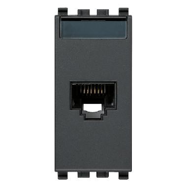 EIKON-PRESA RJ45 NETSAFE CAT6 UTP 110 GRIGIO - VIMAR 20339.6 - VIMAR 20339.6 product photo Photo 01 3XL