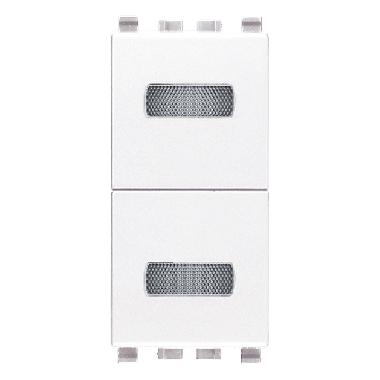 DOPPIA SPIA NEUTRA BIANCO - VIMAR 20388.B - VIMAR 20388.B product photo Photo 01 3XL