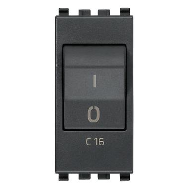 EIKON-INTERR.MT 1P+N C16 3KA GRIGIO - VIMAR 20405.16 - VIMAR 20405.16 product photo Photo 01 3XL