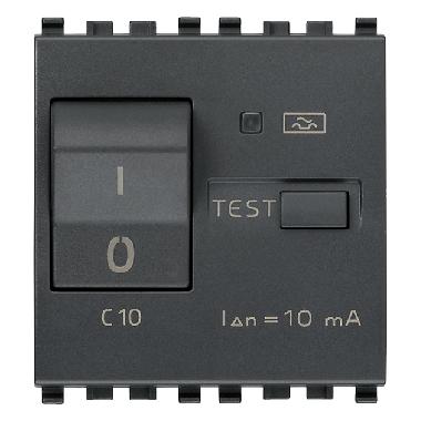 EIKON-INT.MTDIFF.1P+N C10 10MA 3KA 2M GRIGIO - VIMAR 20411.10 - VIMAR 20411.10 product photo Photo 01 3XL