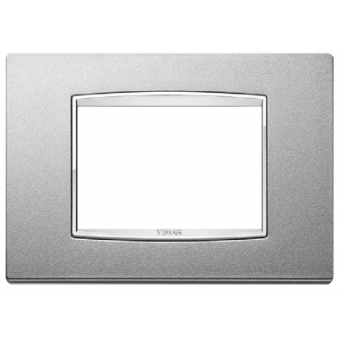 PLACCA CLASSICA 3 MODULI VERDE OXF METALLO - VIMAR 20653.05 product photo Photo 01 3XL