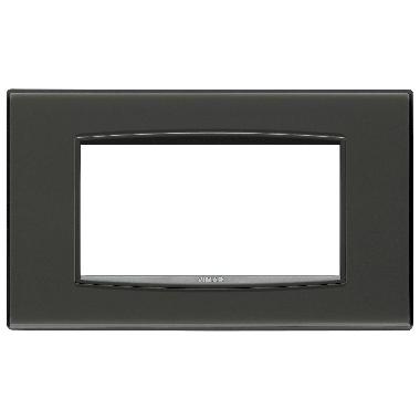 EIKON-PLACCA CLASSIC 4M TECNOP.REFLEX ANTRACITE - VIMAR 20654.42 - VIMAR 20654.42 - VIMAR 20654.42 product photo Photo 01 3XL
